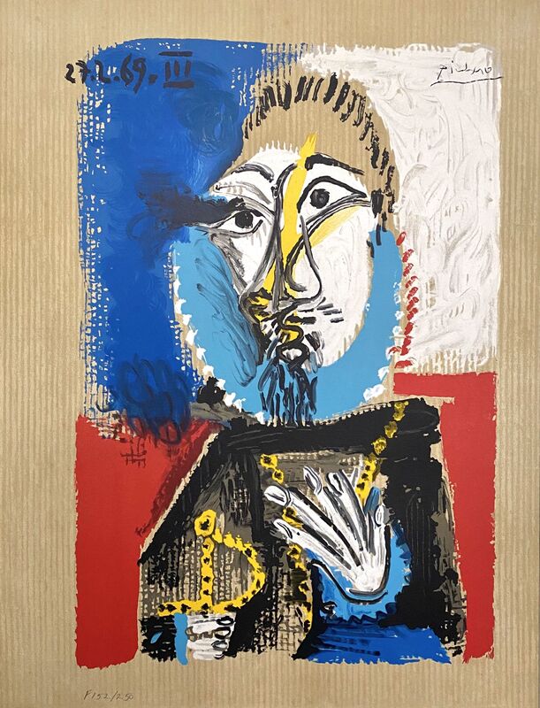Pablo Picasso, ‘Portrait Imaginaires 27.3.69 III’, 1969, Print, Lithograph on Arches paper, Van der Vorst- Art