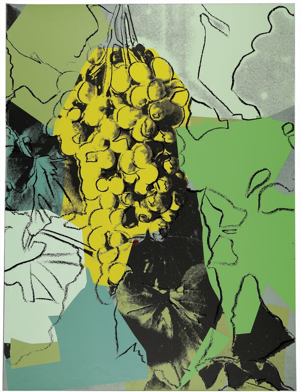 Andy Warhol, ‘Grapes (F. & S. II.191)’, 1979, Print, Screenprint in colors
on paper, a trial proof, Christie's Warhol Sale 
