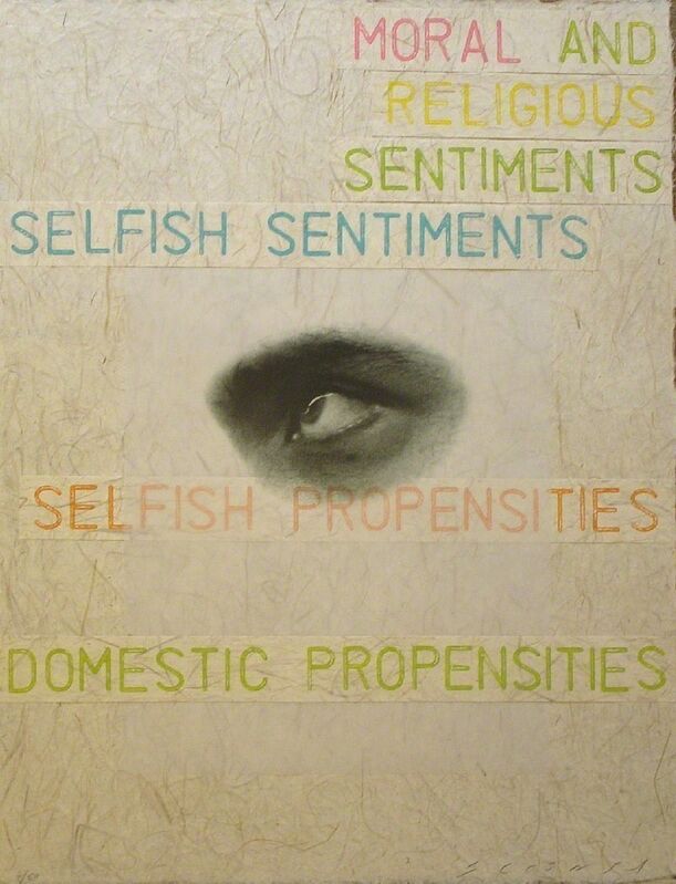 Jaume Plensa, ‘Domestic Propensities’, Print, Mixed media, Nicholas Gallery