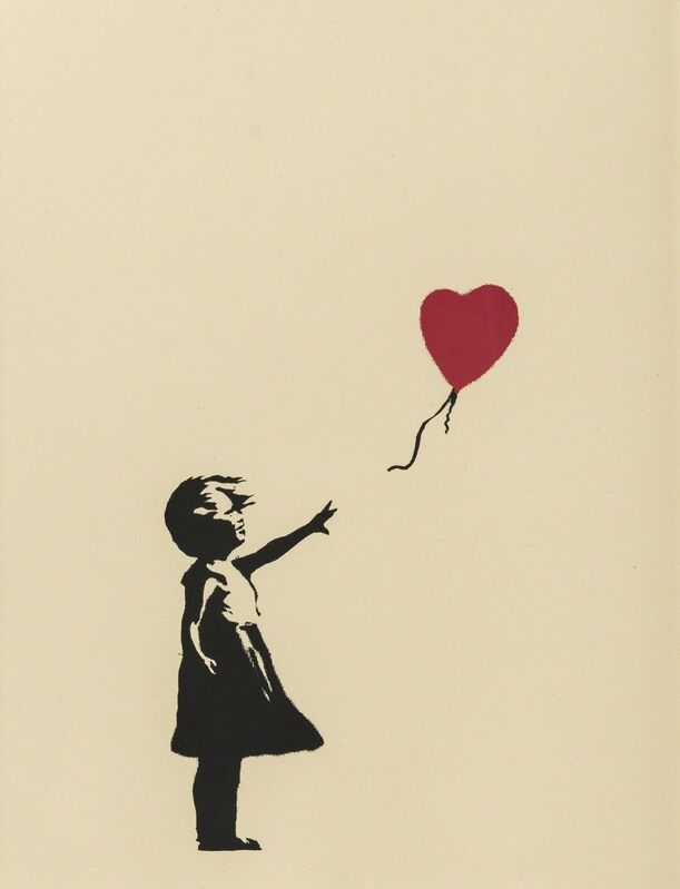 Banksy, ‘Girl With Balloon’, Print, Screenprint in colours on wove paper, Forum Auctions