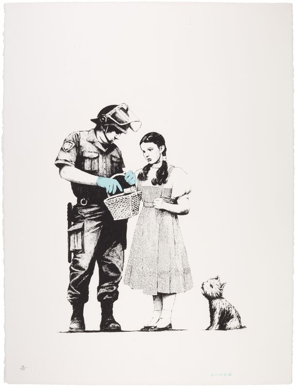 Banksy, ‘Stop and Search ’, 2007, Print, Screenprint in colors, on Arches 88 wove paper, Fine Art Mia