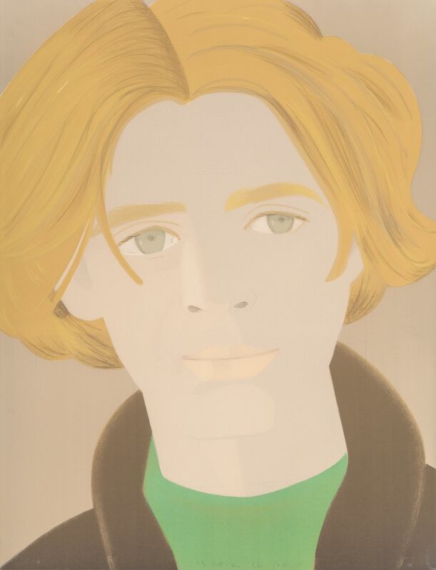 Alex Katz, ‘Homage to Frank O'Hara: William Dunas’, 1972, Print, Lithograph in colors on paper, Heritage Auctions