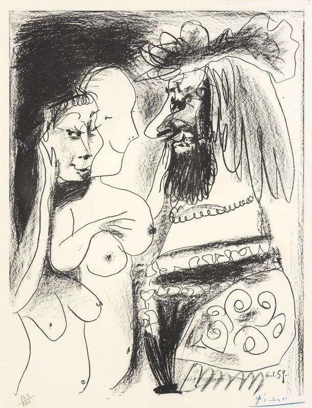 Pablo Picasso, ‘LE VIEUX ROI (B. 869)’, 1959, Print, Lithograph, Doyle
