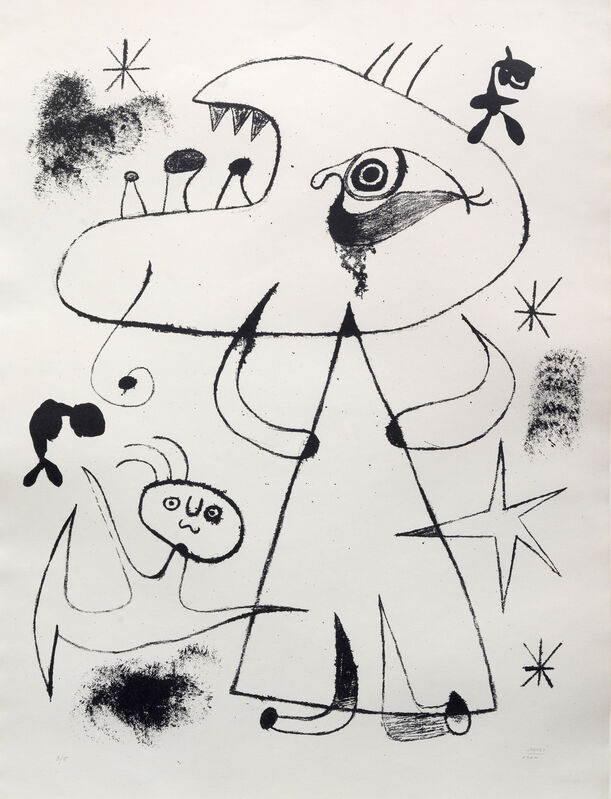 Joan Miró, ‘Barcelona: XXV’, 1939, Print, Lithograph, Sims Reed Gallery