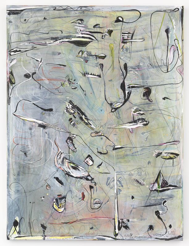 Marcel Eichner, ‘Untitled’, 2015, Painting, Acrylic and Ink on canvas, Cassina Projects