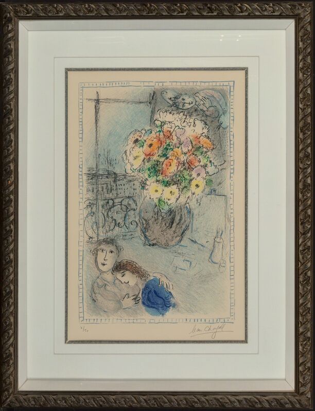 Marc Chagall, ‘Les Renoncules’, 1973, Print, Lithograph in colors on Arches paper, Heritage Auctions