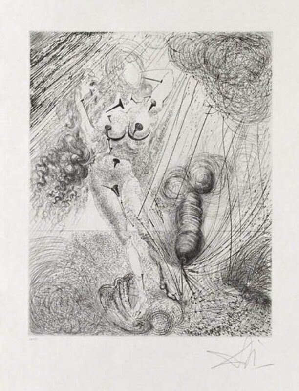 Salvador Dalí, ‘Birth of Venus’, 1963, Print, Drypoint and aquatint etching, Galerie d'Orsay