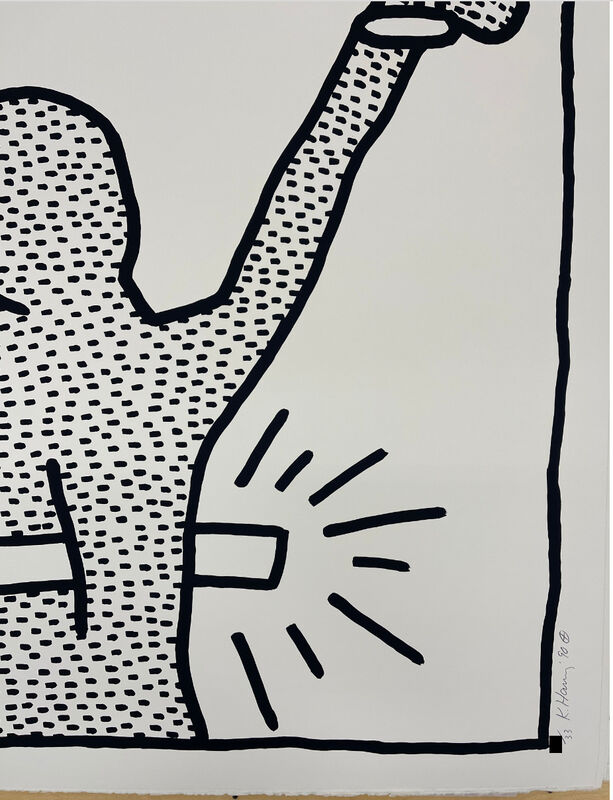 Keith Haring, ‘Untitled (from the Blueprint Drawings)’, 1990, Print, Screenprint on Arches Cover paper, Artsy x Rago/Wright