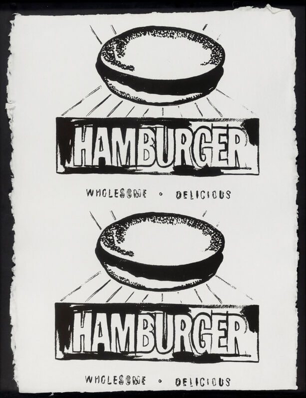 Andy Warhol, ‘Double Hamburger’, 1986, Print, Serigraph, Composition.Gallery