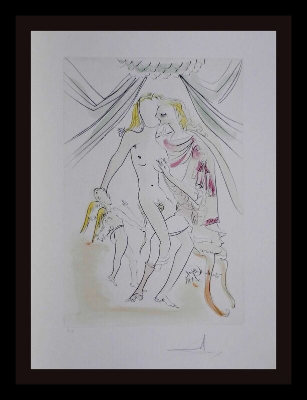 Salvador Dalí, ‘Hommage a Albrecht Durer Venus Mars Cupidon’, 1971, Print, Etching, Fine Art Acquisitions Dali 