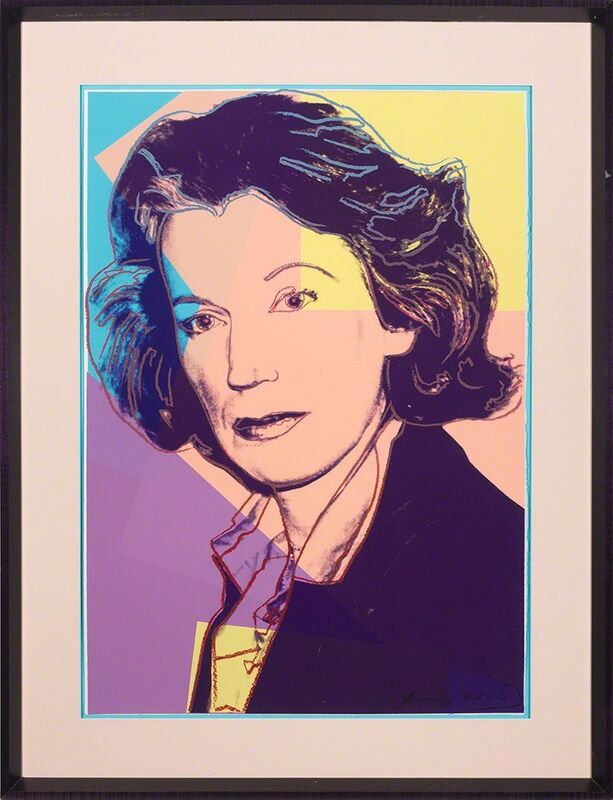 Andy Warhol, ‘Mildred Scheel (F./S. Ii.238)’, 1980, Print, Color screenprint with diamond dust, on Arches 88 paper, Doyle