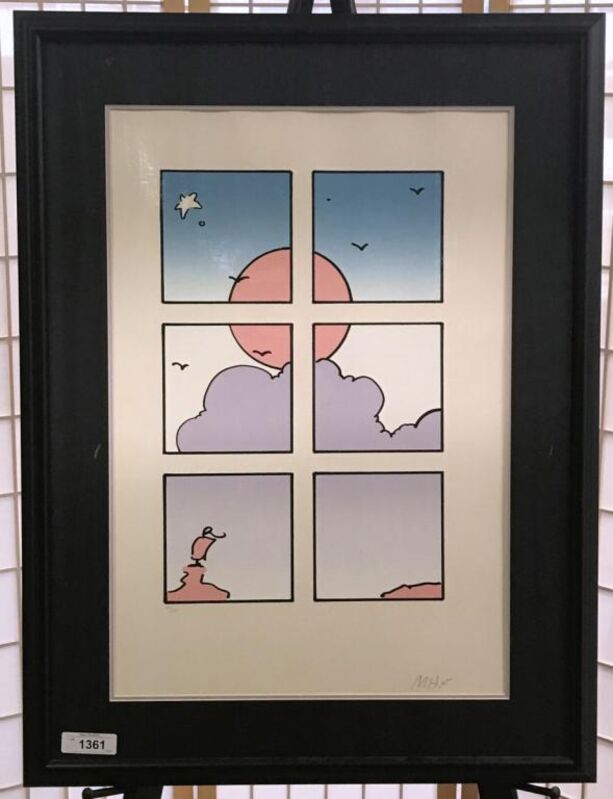 Peter Max, ‘Landscape Through Window’, 1978, Print, Serigraph, Leviton Fine Art