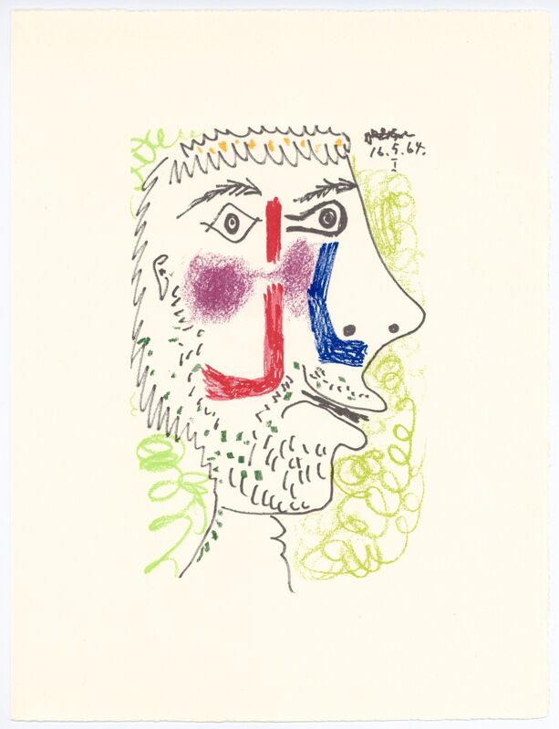 Pablo Picasso, ‘Le Gout du Bonheur’, 1970, Reproduction, Lithograph on handmade Arches rag paper, Art Republic