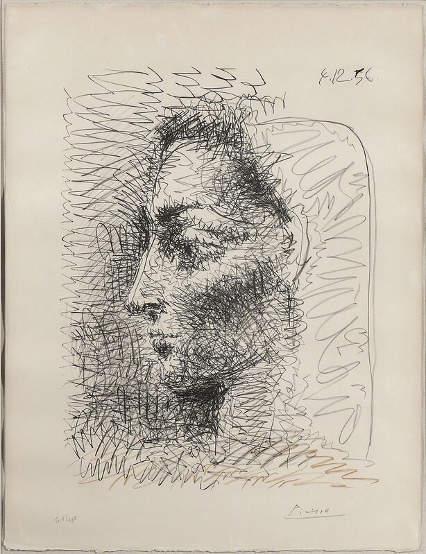 Pablo Picasso, ‘Portrait de Jacqueline’, 1956, Print, Color offset lithograph on paper, Skinner