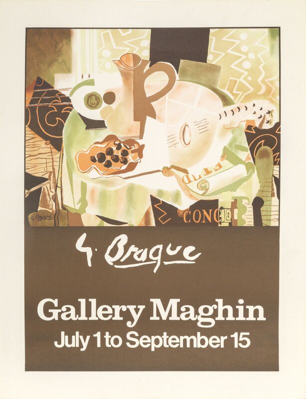 Georges Braque, ‘Gallery Maghin Braque Exhibition’, ca. 1960, Print, Lithograph, RoGallery