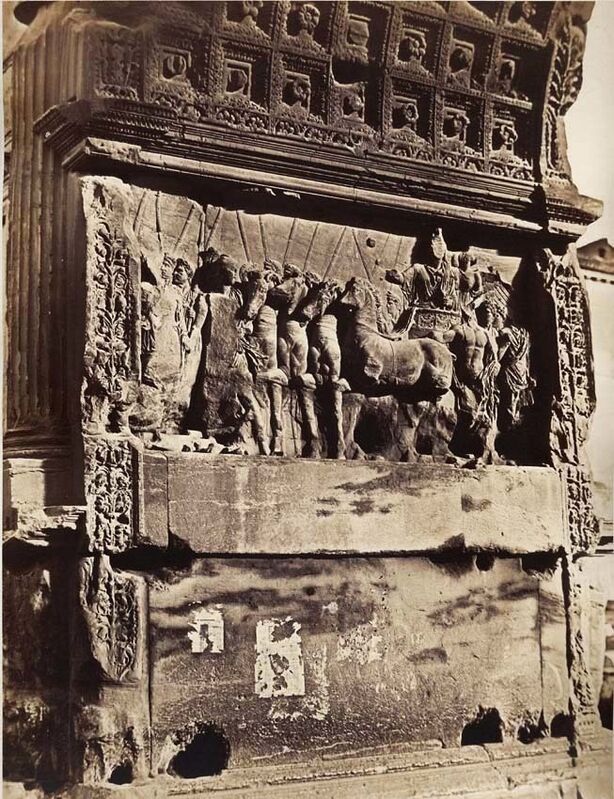 James Anderson, ‘Arch of Titus, Rome, Italy’, 1850s/1861c, Photography, Albumen print from wet plate negative on original mount, Contemporary Works/Vintage Works
