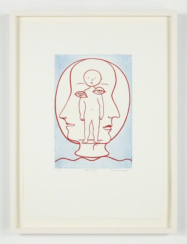 Louise Bourgeois, ‘Self Portrait’, 1994, Print, Dry point, etching and aquatint on paper, Carolina Nitsch Contemporary Art