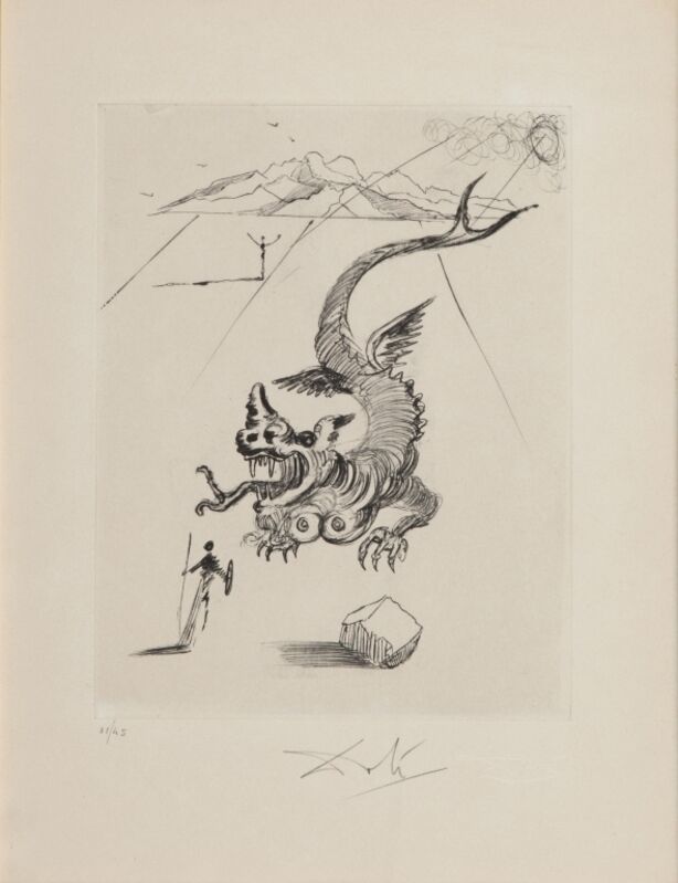 Salvador Dalí, ‘Untitled’, Print, Etching, Aste Boetto