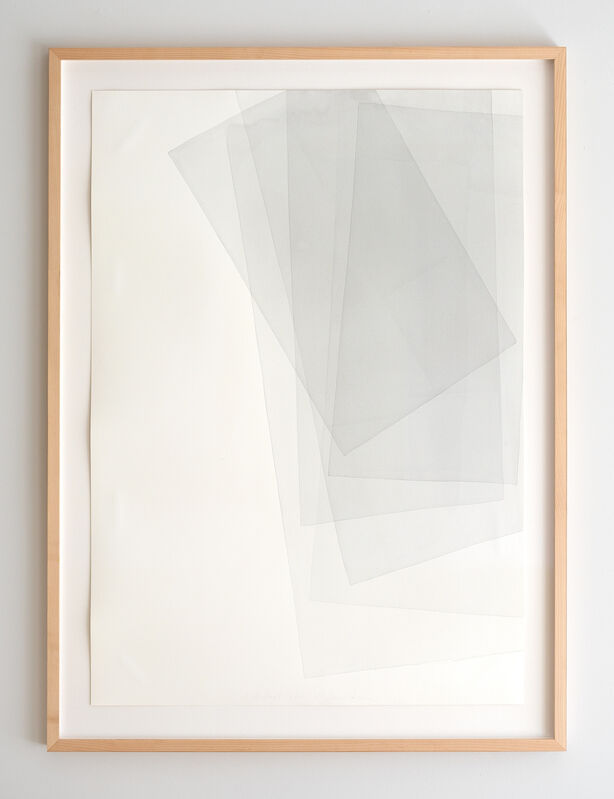 Joachim Bandau, ‘untitled, 1. August 2014’, 2014, Drawing, Collage or other Work on Paper, Watercolor on hand made paper (Fabriano Artistico), Japan Art - Galerie Friedrich Mueller