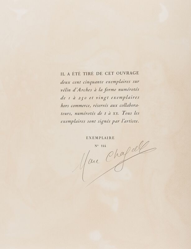 Marc Chagall, ‘Cirque (Cramer 68)’, 1967, Books and Portfolios, The book, Forum Auctions