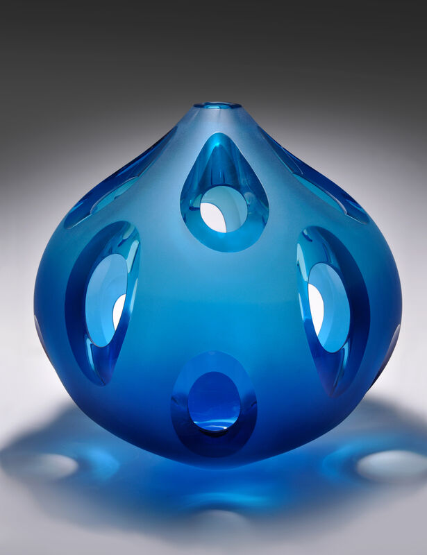 Zach Yuskanich, ‘Teal/Aquamarine (Small)’, 2018, Sculpture, Glass, Studio E Gallery