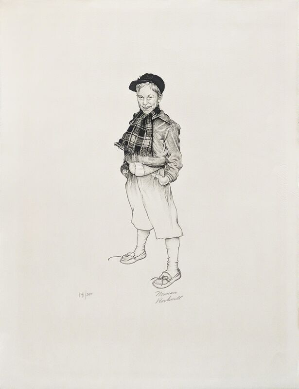 Norman Rockwell, ‘JERRY’, 1971, Print, LITHOGRAPH, Gallery Art