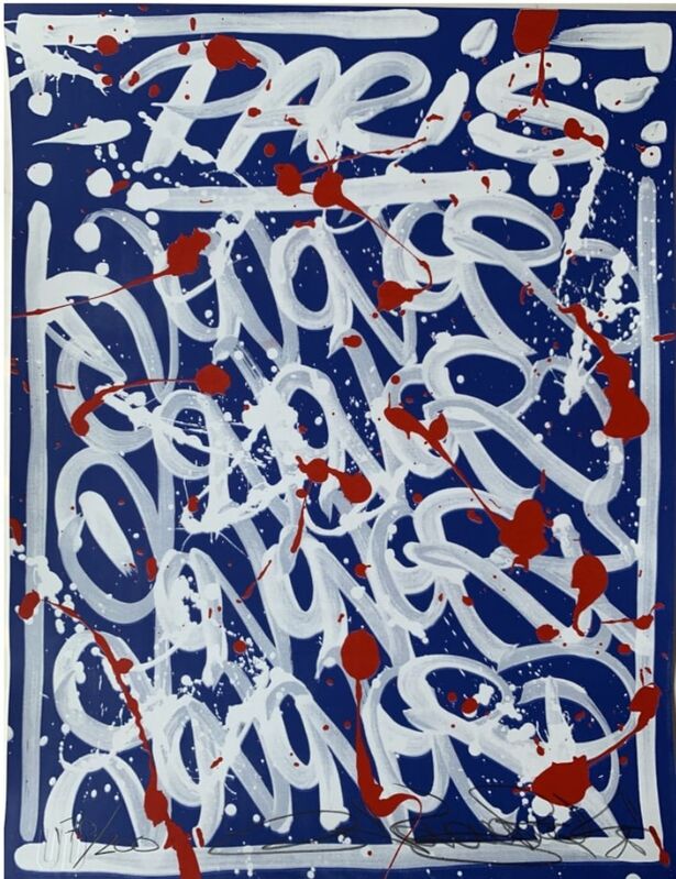 JonOne, ‘Kids World’, 2021, Print, 6-Colour Screen Print on Keaykolour White 300 g/m2 Paper, Patrick Jones Gallery
