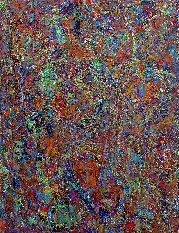 Frédéric Choisel, ‘Jour de Fête 3 / Celebration Day 3’, 2014, Painting, Oil on linen, metallic pigments, aluminum framed, Andra Norris Gallery