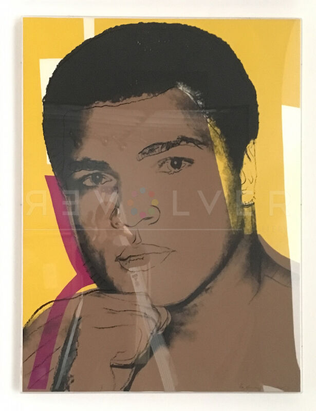 Andy Warhol, ‘Muhammad Ali, Yellow (FS II.182)’, 1978, Print, Screenprint on Strathmore Bristol Paper, Revolver Gallery