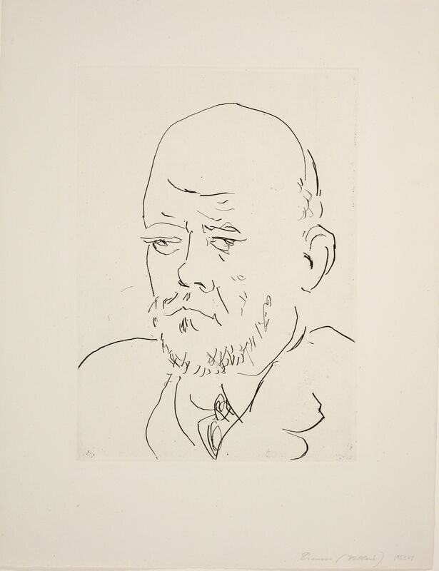 Pablo Picasso, ‘Portrait of Vollard, IV’, 1937, Print, Etching, Dallas Museum of Art