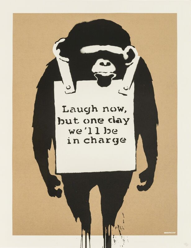 Banksy, ‘Laugh Now’, 2003, Print, Screenprint in colours, Forum Auctions