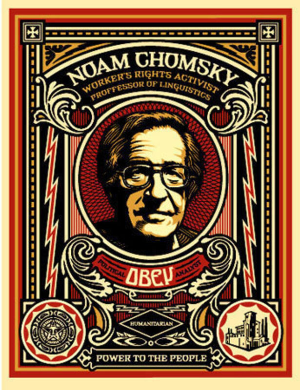 Shepard Fairey, ‘Noam Chomsky’, 2004, Print, Limited Edition Silkscreen, KP Projects