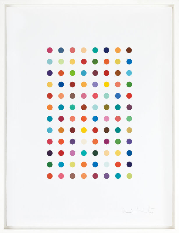 Damien Hirst, ‘Xylene Cyanol Dye Solution’, 2005, Print, Etching in colors, Seoul Auction