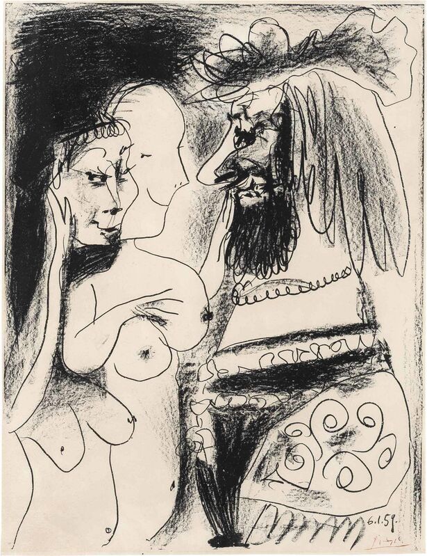 Pablo Picasso, ‘Le Vieux Roi (B. 869)’, 1959, Print, Lithograph on Arches paper, Doyle