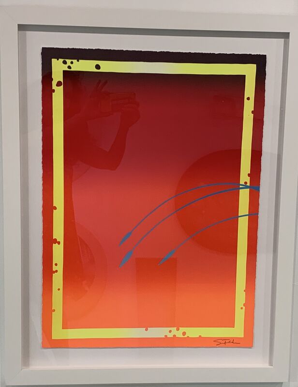 Sam Friedman, ‘Beach Monoprint ’, 2018, Print, Hand-Pulled Screen Printed Monoprint on Mohawk Superfine UltraWhite, 160 lb cover. Deckled, End to End Gallery