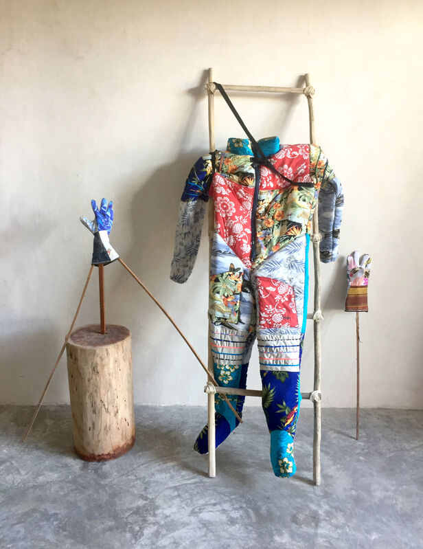 Simon Vega, ‘Paradise Colonialismo Space Suit’, 2019, Installation, Fabric, MAIA Contemporary