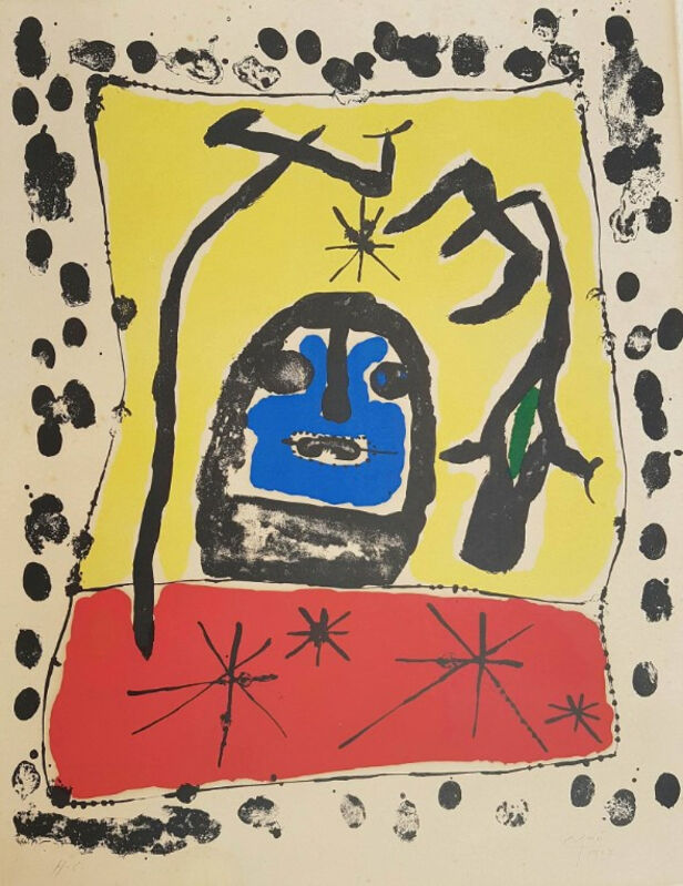 Joan Miró, ‘Matarasso’, 1957, Print, Lithograph on wove paper., Hidden