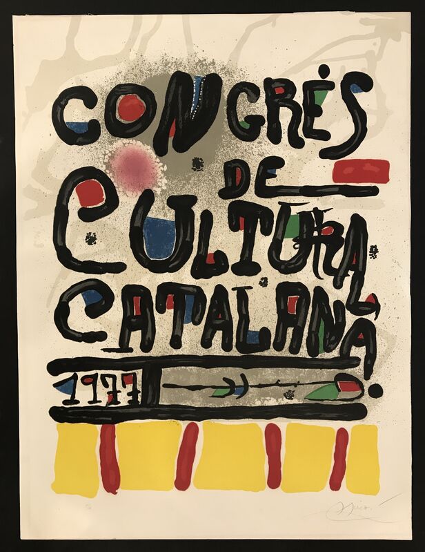 Joan Miró, ‘Congres de Cultura Catalana’, 1977, Print, Lithograph, Denis Bloch Fine Art