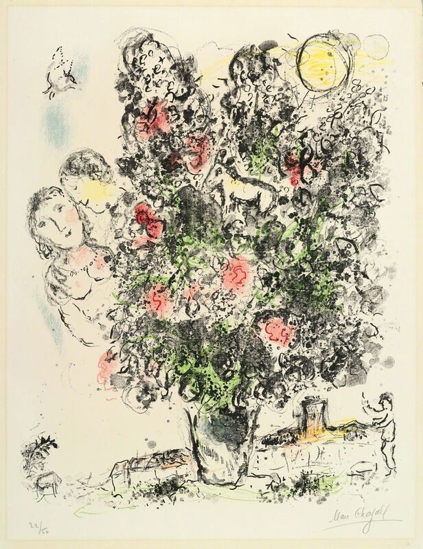 Marc Chagall, ‘Le bouquet clair’, 1970, Print, Colour lithograph, Koller Auctions
