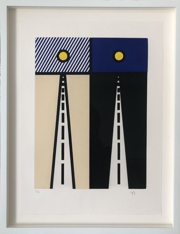 Roy Lichtenstein, ‘Auto Poésie: en Cavale de Bloomington, from La Nouvelle Chute de l'Amérique’, 1992, Print, Etching with Aquatint, Shapero Modern