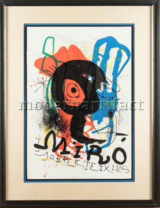 Joan Miró, ‘Sobreteixims Exhibition’, 1973, Print, Lithograph, Modern Artifact