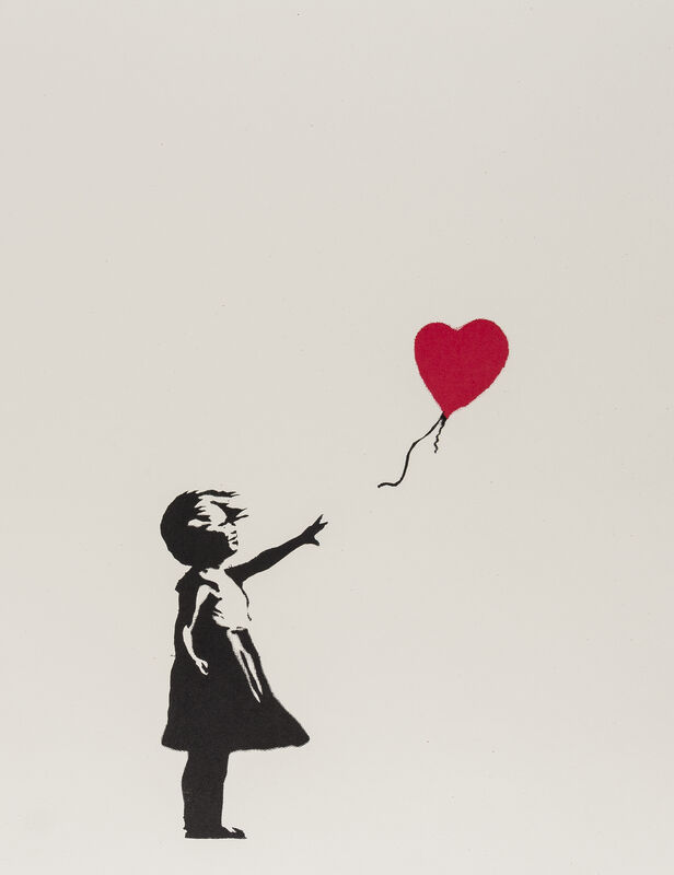 Banksy, ‘Girl with Balloon’, 2004, Print, Screenprint in colours, Forum Auctions