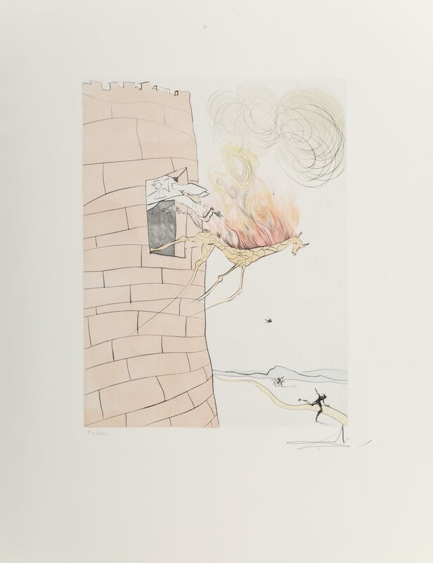 Salvador Dalí, ‘After 50 years of Surrealism’, 1974, Print, 11 etchings with extensive hand-coloring on BFK Rives paper, Heritage Auctions