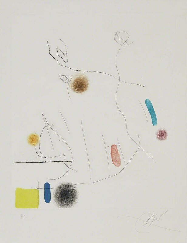 Joan Miró, ‘Grave Sur Le Givre I’, 1972, Print, Colour etching and aquatint on Arches paper, Waddington's