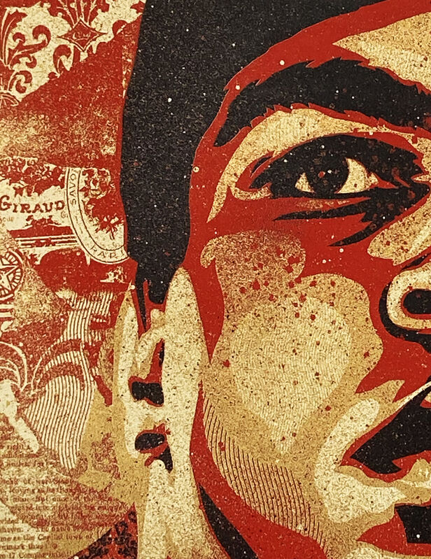 Shepard Fairey, ‘'Muhammad Ali'’, 2006, Print, Screen print on cream, Speckletone fine art paper., Signari Gallery