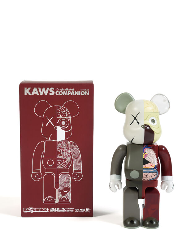 KAWS, ‘Dissected Companion Bearbrick 400% (Brown)’, 2008, Sculpture, Painted cast vinyl, DIGARD AUCTION