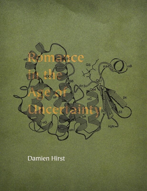 Damien Hirst, ‘Romance in the Age of Uncertainty’, 2003, Print, Poster for the 2003 White Cube exhibition in London, from the 10th of september to the 19th of october 2003, Millon Belgium