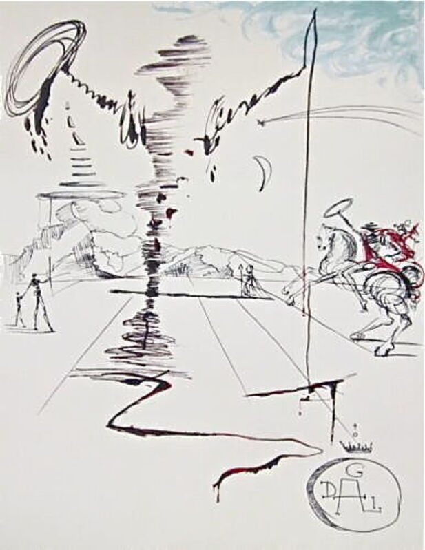 Salvador Dalí, ‘Chevalier’, ca. 2000, Reproduction, Offset lithograph on premium paper, Art Commerce