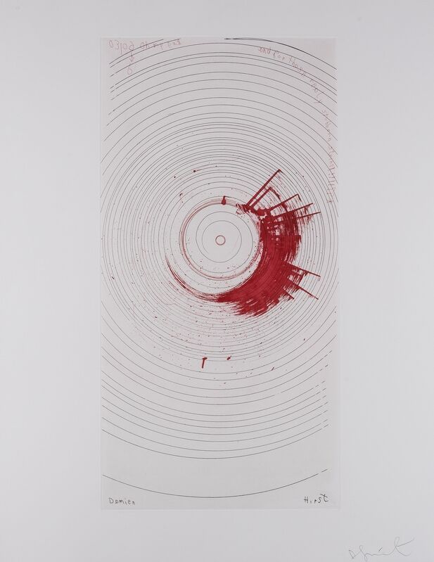 Damien Hirst, ‘Oh My God ... and for those really stubborn stains!!!!!?? (from In a Spin, The Action of the World on Things I)’, 2002, Print, Etching printed in colours, Forum Auctions