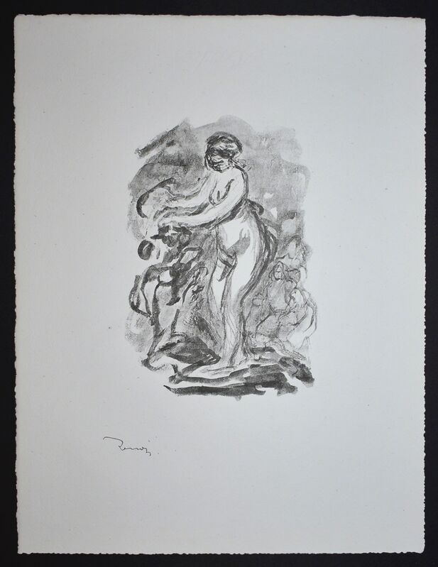 Pierre-Auguste Renoir, ‘Femme au Cep de Vigne (Woman by the Grape Vine), 1st variant’, 1919, Print, Lithograph, Georgetown Frame Shoppe
